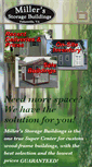 Mobile Screenshot of millersstoragebuildings.com